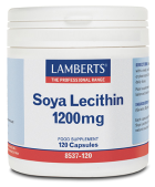 Lecitina de soja 1200 mg rica fuente de fosfatidil colina 120 cápsulas